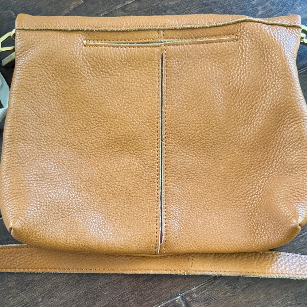 Hammitt Amber Tan Leather Crossbody with Gold Hardware - Picture 4 of 5